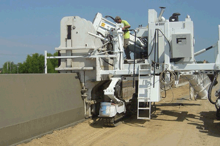 Leica Geosystems controls for curb and gutter work